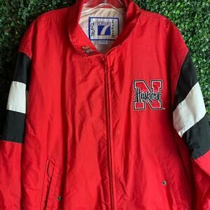 Vintage logo7 mens nebraska windbreaker